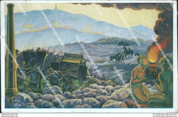 Bz585 Cartolina Militare  25 Artiglieria Da Campagna  Www1 1 Guerra - Régiments