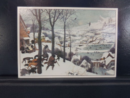 1116 THEME . LOT DE 3 CARTES . BRUEGEL . VELASQUEZ  . REMBRANDT  . A VOIR - Paintings