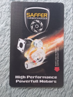 HOTEL KEYS - 2691 - TURKEY - SAFFER TURBOCHARGER - Hotel Keycards