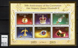 Jersey - 2003 - MNH - 50th Anniversary Of The Coronation Of Queen Elizabeth II, Couronnement, Jahrestag Der Krönung - Jersey