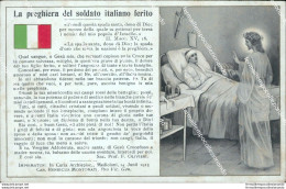 Bz615 Cartolina Militare La Preghiera Del Soldato Italiano Ferito  Www1 1 Guerra - Regimientos