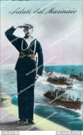 Ca9 Cartolina Militare Saluti Dal Marinaio  Regia Marina  Nave Www1 Prima Guerra - Guerre