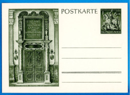 DR Ganzsache Postkarte P 296 Ungebraucht 1943 (Goldschmiedekunst) - Briefkaarten