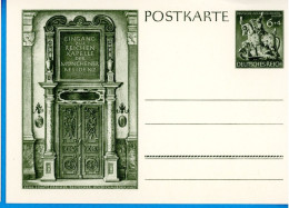 DR Ganzsache Postkarte P 296 Ungebraucht 1943 (Goldschmiedekunst) - Postcards