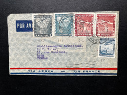 ENVELOPPE CHILI / SANTIAGO POUR LYON FRANCE / 1939 - Cile