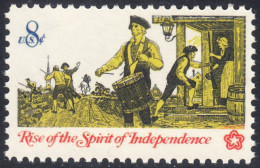 !a! USA Sc# 1479 MNH SINGLE (a1) - American Bicentennial: Drummer - Nuevos