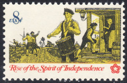 !a! USA Sc# 1479 MNH SINGLE (a2) - American Bicentennial: Drummer - Nuevos