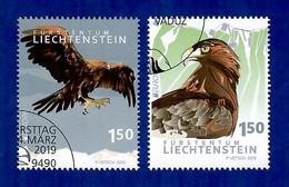 Liechtenstein 2019 Mi.Nr. 1933 / 1934 , EUROPA CEPT Birds - Gestempelt / Fine Used / (o) - 2019