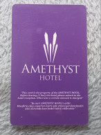 HOTEL KEYS - 2699 - TURKEY - AMETHYST HOTEL - Cartas De Hotels