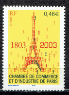 Bicentenaire De La Chambre De Commerce Et D'industrie De Paris - Unused Stamps