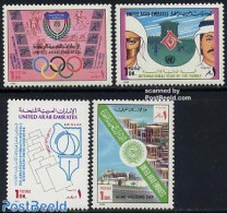 United Arab Emirates 1994 Events 4v, Mint NH, History - Sport - United Nations - Olympic Games - Art - Authors - Schrijvers