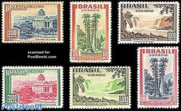 Brazil 1937 Tourism 6v, Mint NH, Nature - Trees & Forests - Water, Dams & Falls - Nuevos