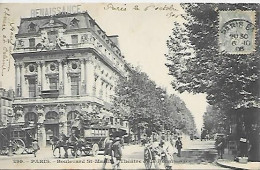 CPA Paris Boulevard Saint-Martin Et Le Théâtre De La Renaissance - District 10