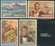 Mauritius 1972 Pirates 4v, Mint NH, Transport - Ships And Boats - Barcos