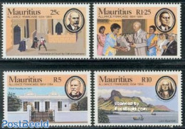 Mauritius 1984 Alliance Francaise 4v, Mint NH, Transport - Ships And Boats - Barcos