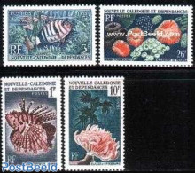 New Caledonia 1959 Marine Life 4v, Mint NH, Nature - Fish - Neufs