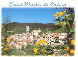 CPSM DE SAINT MARTIN DE BROMES VUE GENERALE - Autres & Non Classés