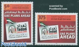 United Arab Emirates 2005 National Census 2v, Mint NH, Science - Statistics - Unclassified