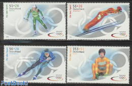 Germany, Federal Republic 2002 Olympic Winter Games 4v, Mint NH, Sport - Olympic Winter Games - Skating - Skiing - Nuevos