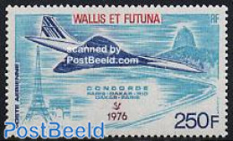 Wallis & Futuna 1976 Concorde Flight 1v, Mint NH, Transport - Concorde - Aircraft & Aviation - Concorde