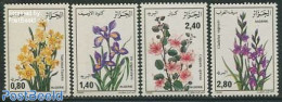 Algeria 1986 Flowers 4v, Mint NH, Nature - Flowers & Plants - Ungebraucht