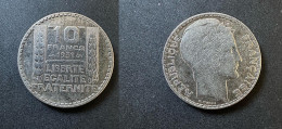 10 Francs Turin 1934 - Argent - Réf, M 15 - 10 Francs