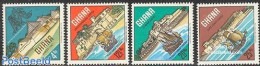 Ghana 1967 Castles & Ships 4v, Mint NH, Transport - Ships And Boats - Art - Castles & Fortifications - Barcos