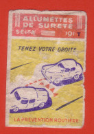 ÉTIQUETTE DE BOÎTE D'ALLUMETTES - TENEZ VOTRE DROITE - Matchbox Labels