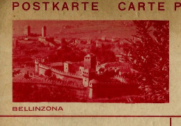 Carte Illustrée Obl. N° 130 - 010 ( BELLINZONA ) Obl. Genève 08/02/1932 - Postwaardestukken