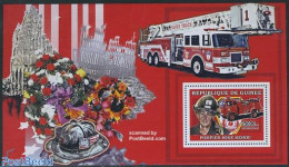 Guinea, Republic 2006 Firetrucks S/s, Mint NH, Transport - Automobiles - Fire Fighters & Prevention - Coches