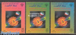 Kuwait 1997 Industrial Exposition 3v, Mint NH, Various - Industry - Fábricas Y Industrias