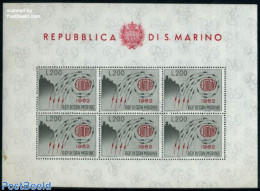 San Marino 1962 Europa CEPT M/s, Mint NH, History - Europa (cept) - Unused Stamps