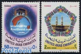 United Arab Emirates 1994 Mecca Pilgrims 2v, Mint NH, Religion - Religion - Andere & Zonder Classificatie