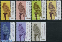 United Arab Emirates 2007 Definitives, Falcons 7v, Mint NH, Nature - Birds - Birds Of Prey - Other & Unclassified