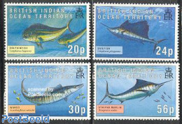 British Indian Ocean 1995 Fish 4v, Mint NH, Nature - Fish - Fische