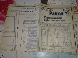 Patron Les Doigts D'or N 48 Chemises De Nuit à Plastron Ouvragé - Patrones