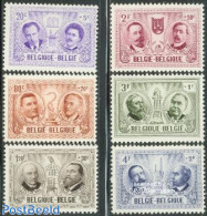 Belgium 1957 Culture 6v, Mint NH, History - Science - Transport - Newspapers & Journalism - Education - Railways - Art.. - Unused Stamps