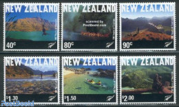 New Zealand 2001 100 Years Of Tourism 6v, Mint NH, Nature - Sport - Transport - Various - Fishing - Kayaks & Rowing - .. - Ongebruikt