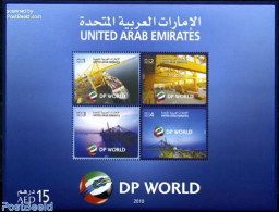 United Arab Emirates 2010 DP World 4v M/s, Mint NH, Transport - Ships And Boats - Ships