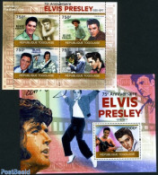 Togo 2010 Elvis Presley 2 S/s, Mint NH, Performance Art - Elvis Presley - Music - Popular Music - Elvis Presley