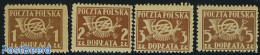 Poland 1945 Postage Due 4v, Mint NH - Other & Unclassified