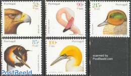 Portugal 2000 Definitives, Birds 5v, Mint NH, Nature - Birds - Birds Of Prey - Ducks - Ongebruikt