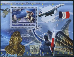 Guinea Bissau 2008 50 Years Treaty Of Rome, France S/s, Mint NH, History - Nature - Europa Hang-on Issues - Napoleon -.. - Idées Européennes