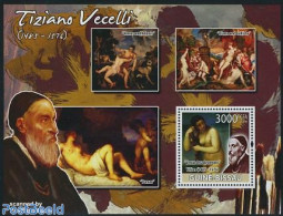 Guinea Bissau 2008 Titian S/s, Mint NH, Art - Nude Paintings - Paintings - Guinea-Bissau