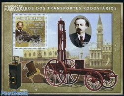 Guinea Bissau 2008 Road Pioneers S/s, Mint NH, Transport - Automobiles - Coaches - Automobili