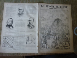 Le Monde Illustré Mai 1878 Exposition Universelle Tunisiens Mort De Marceau Shang Haï Chine Chinois - Revistas - Antes 1900