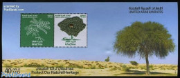 United Arab Emirates 2011 Ghaf Tree S/s, Mint NH, Nature - Various - Trees & Forests - Other Material Than Paper - Rotary, Lions Club