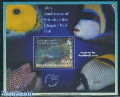 British Indian Ocean 2002 Chagos, Fish S/s, Mint NH, Nature - Fish - Fische