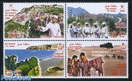 Oman 2006 Tourism 4v [+], Mint NH, Nature - Various - Camels - Reptiles - Turtles - Textiles - Tourism - Textil