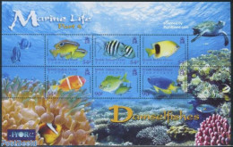 British Indian Ocean 2008 Marine Life (part 4) 6v M/s, Mint NH, Nature - Fish - Fishes